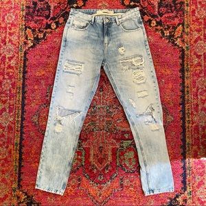 Zara Trafaluc Straight Leg Jean